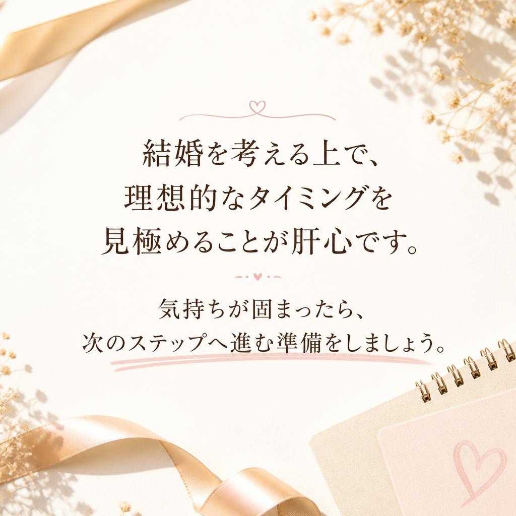 タイミングの重要性