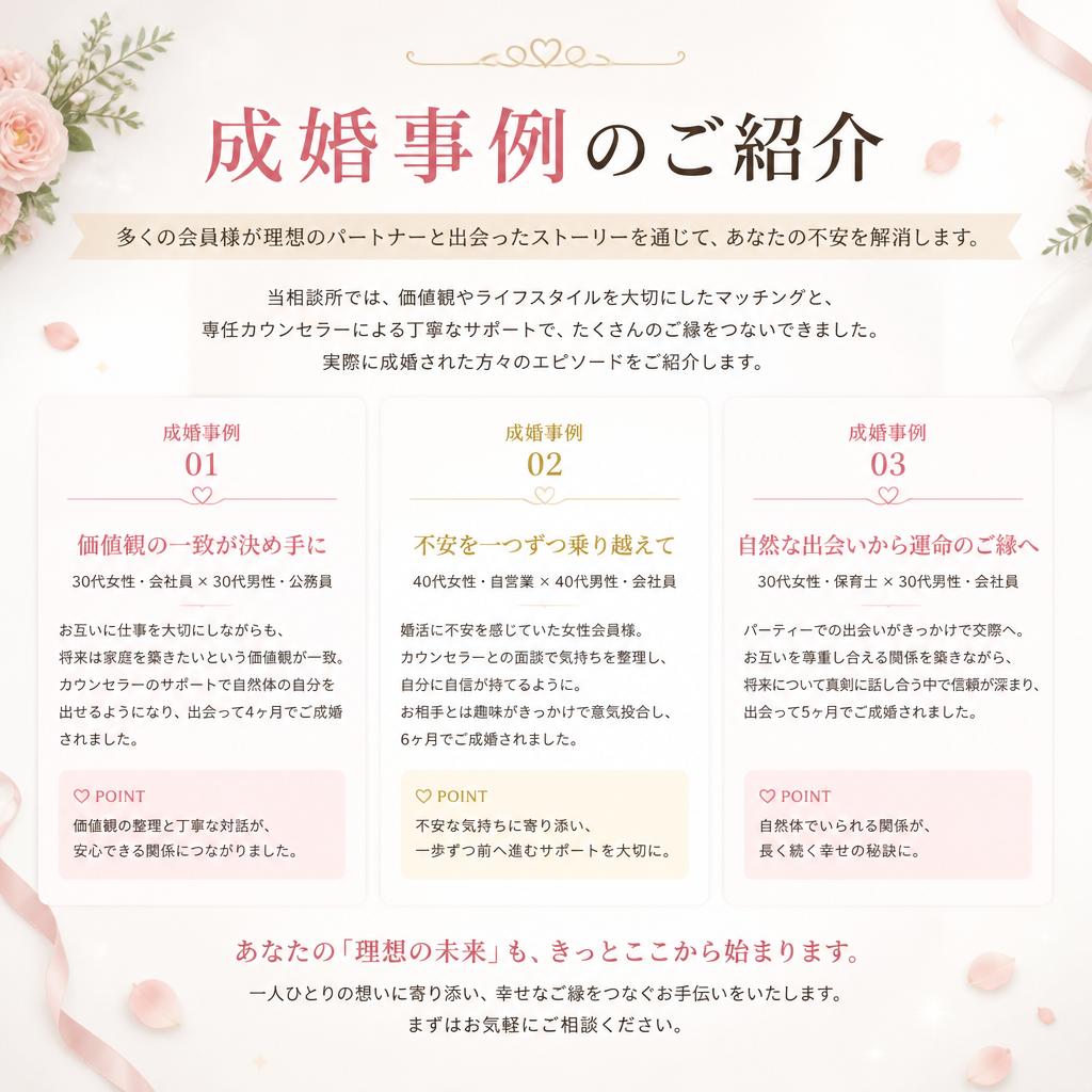実際の成功事例