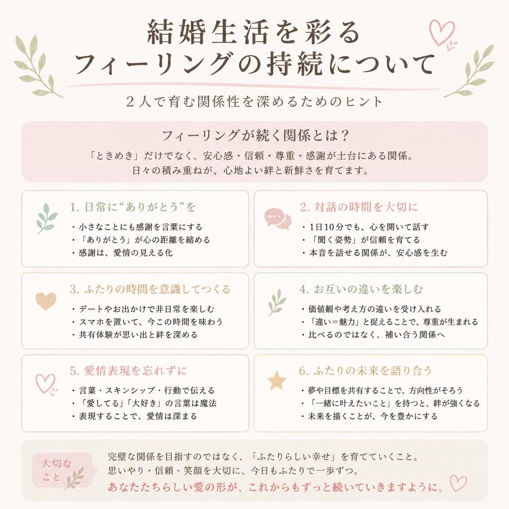 5. 理想の結婚生活を築くために