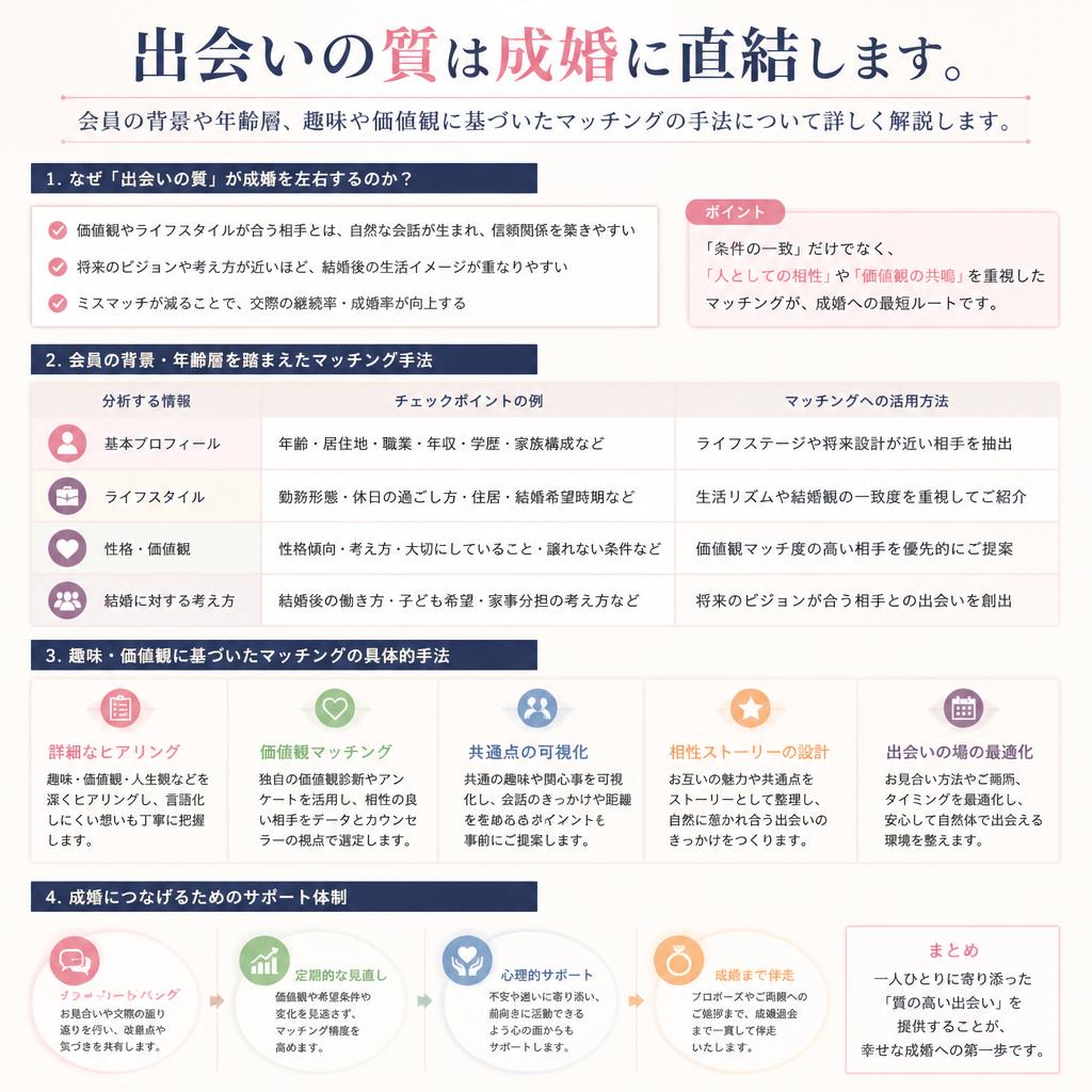 基準4: 出会いの質