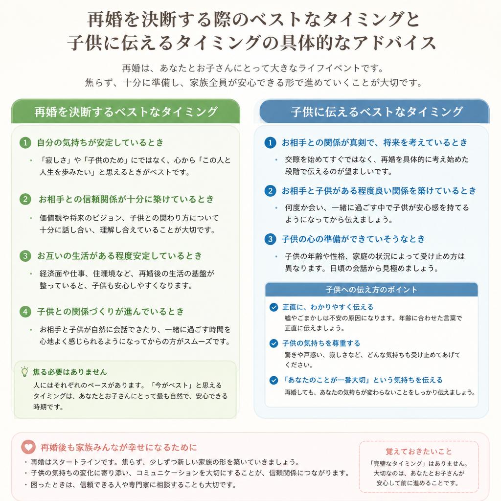タイミングの見極め方