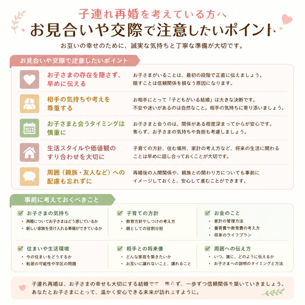 お見合いでの注意点