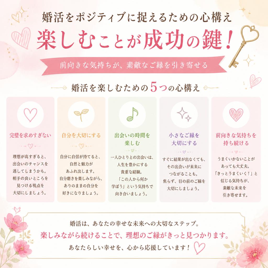 5. 婚活を楽しむためのマインドセット