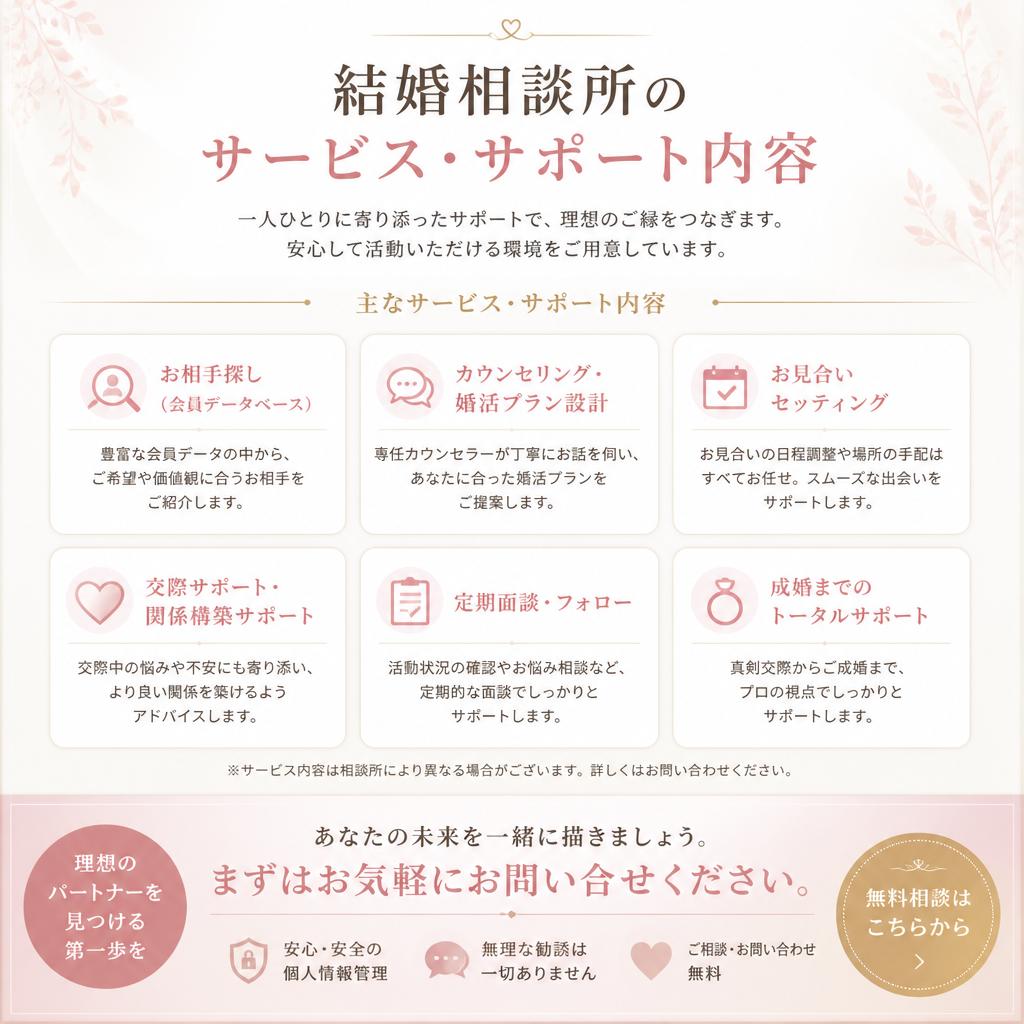 7. 相談はお気軽に！安心サポートのご案内