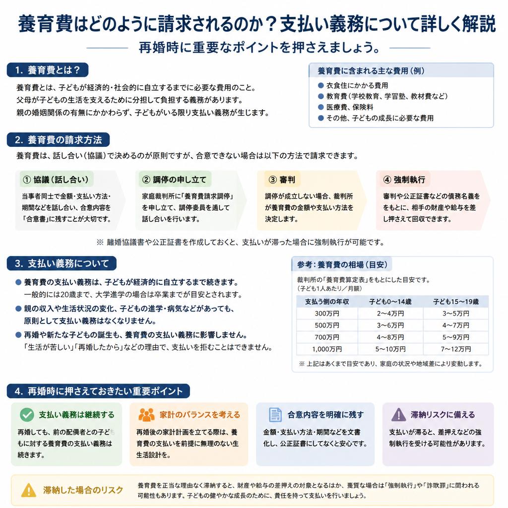 養育費の請求と支払い義務