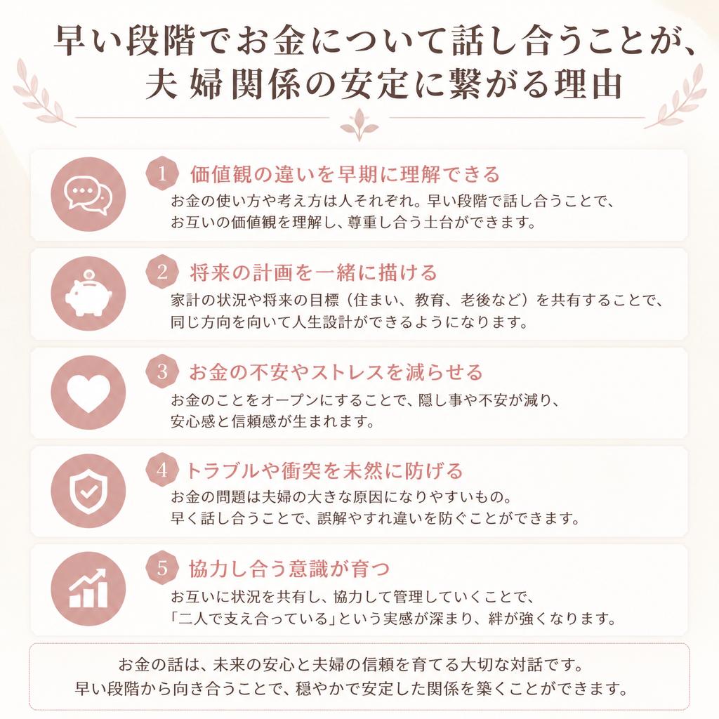 婚活段階での話し合いの重要性