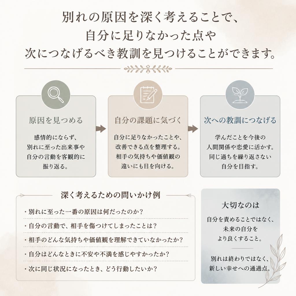 2. お別れの理由を振り返る