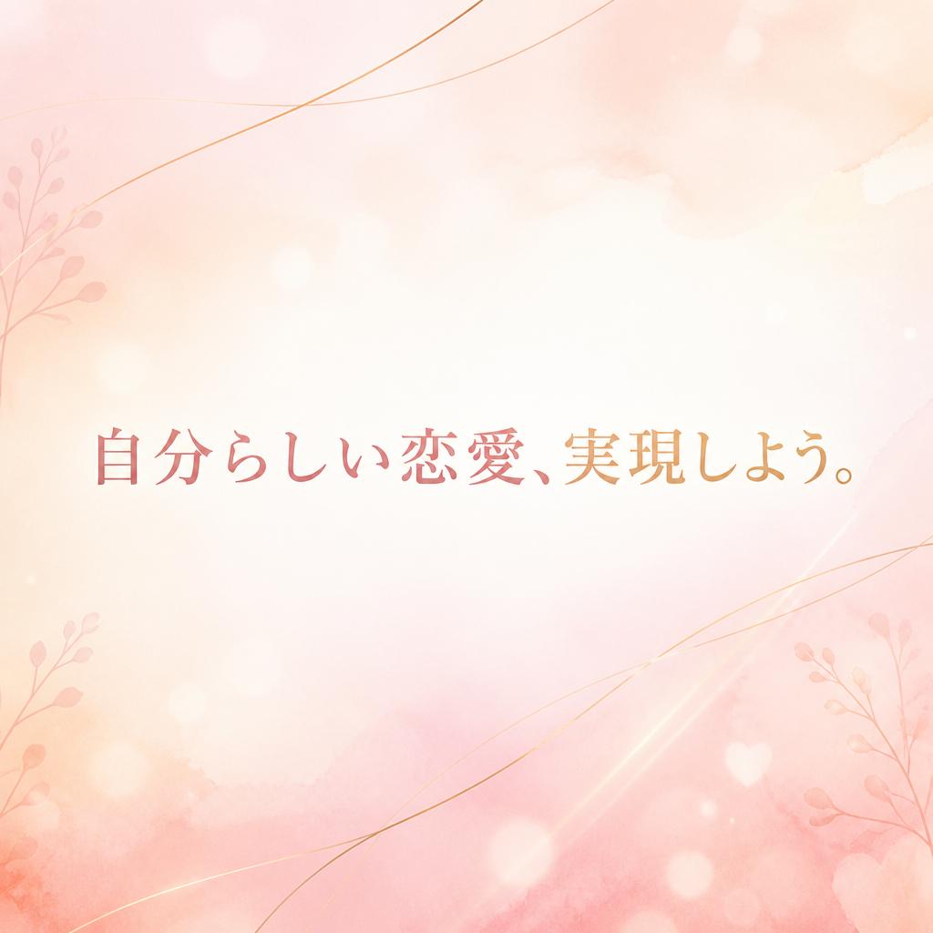 自分らしい恋愛💖実現しよう。