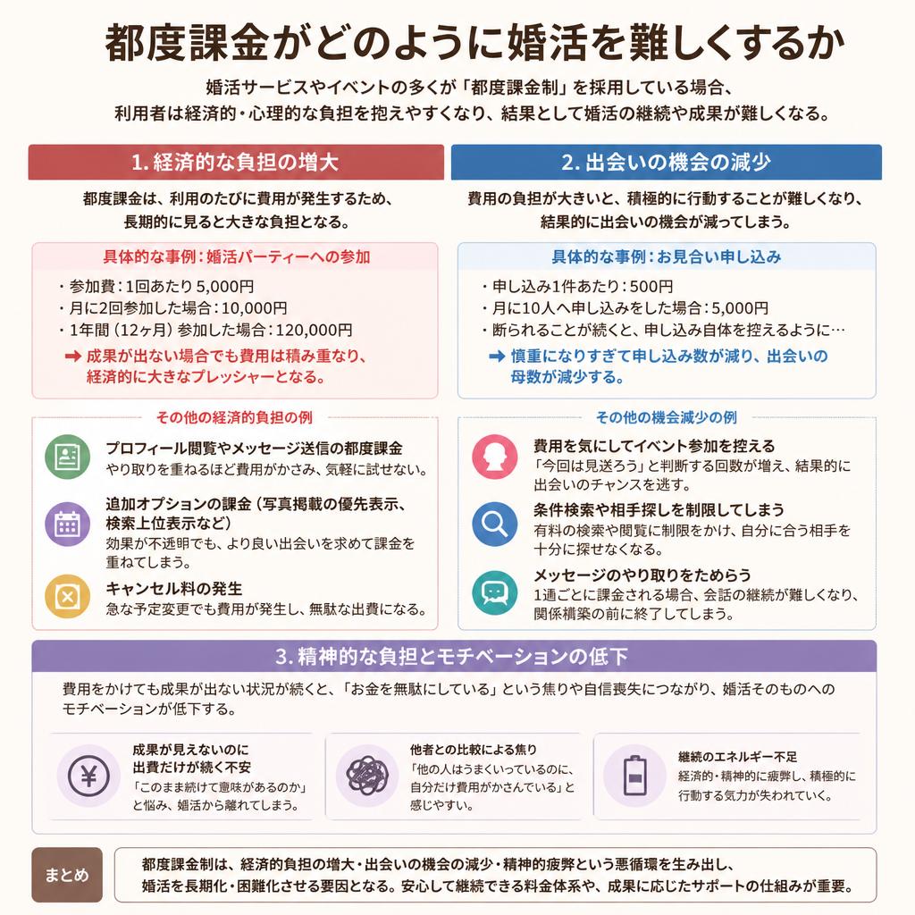 都度課金のデメリット