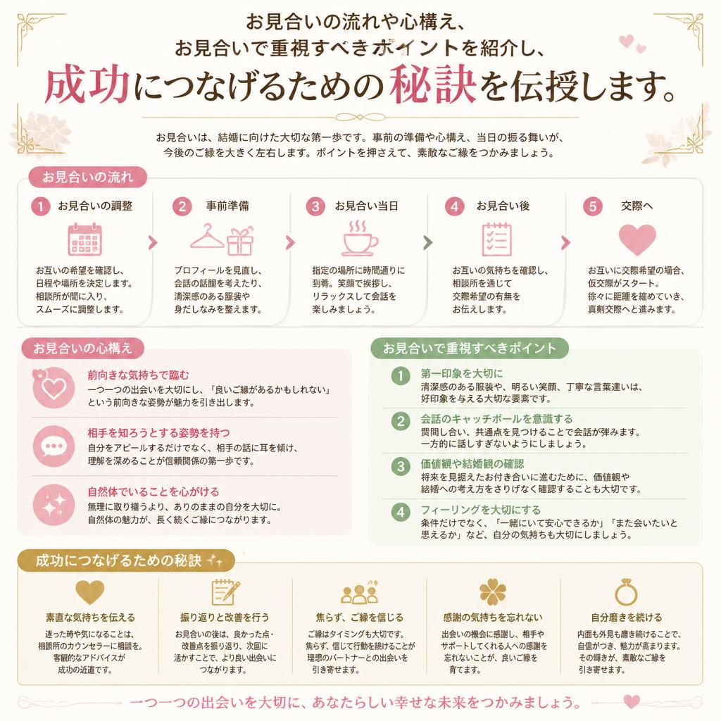 4. お見合いの仕組みと心構え