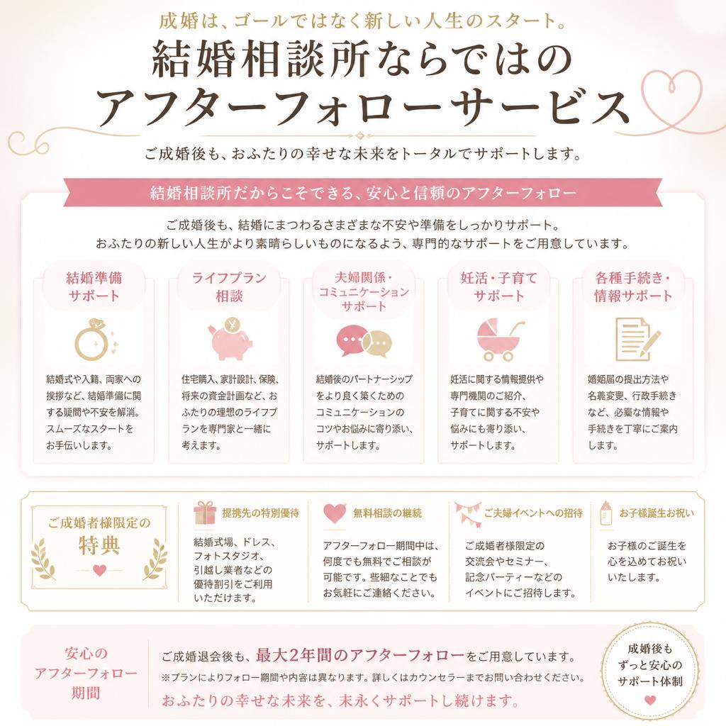 独自のアフターフォローサービス