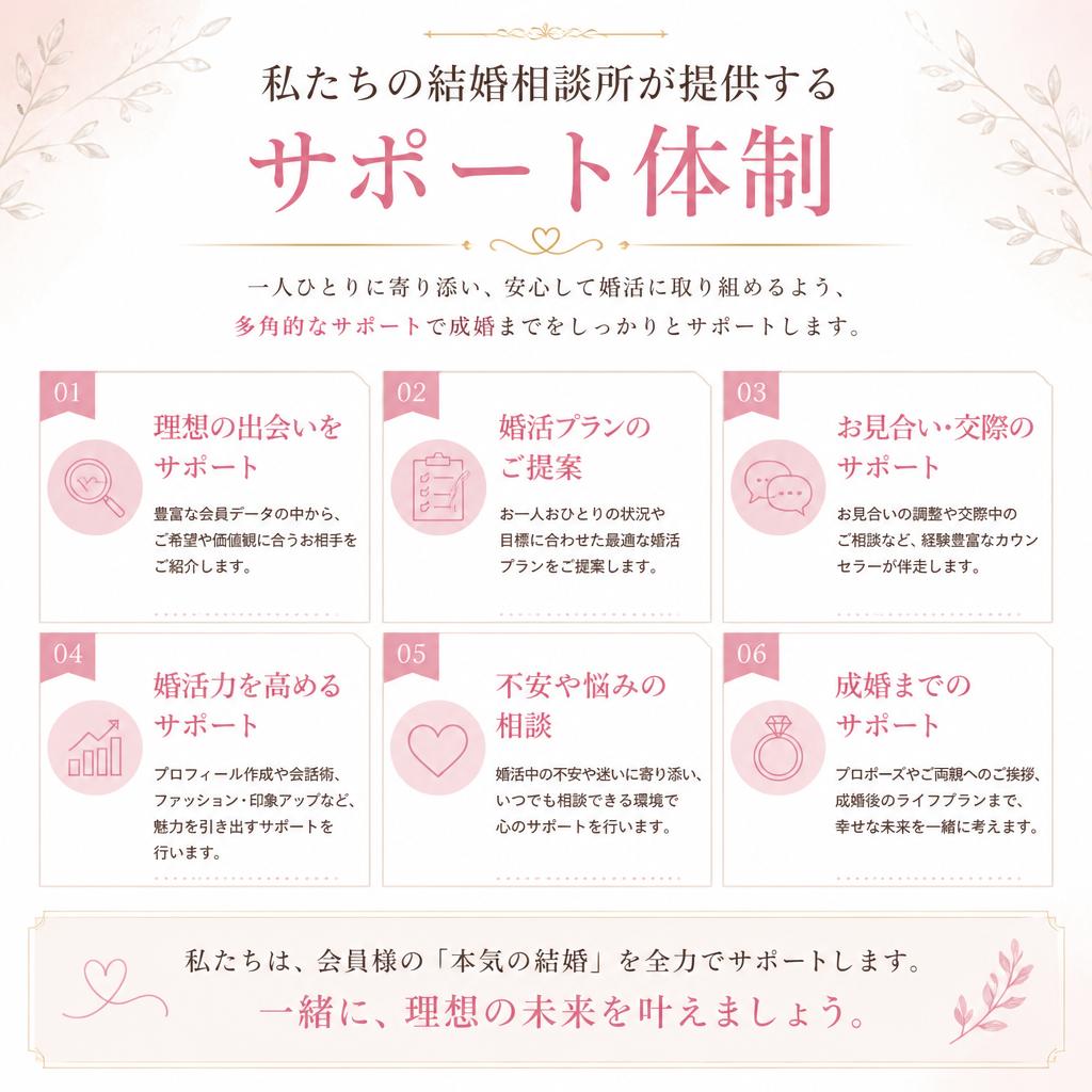 私たちのサポート体制