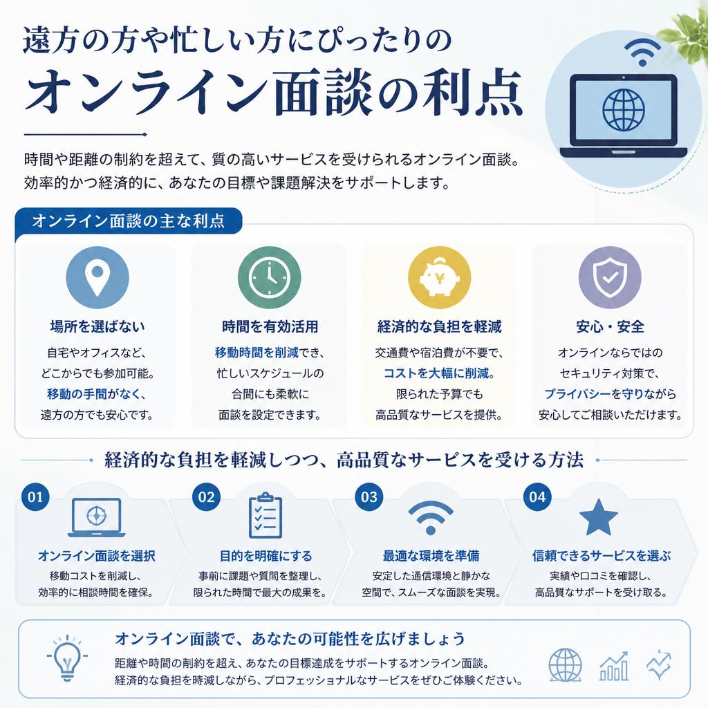 オンライン面談を活用するメリット