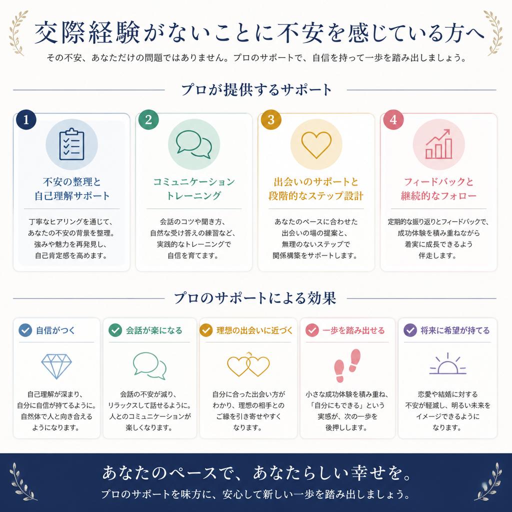 2. 交際経験がなくても大丈夫！