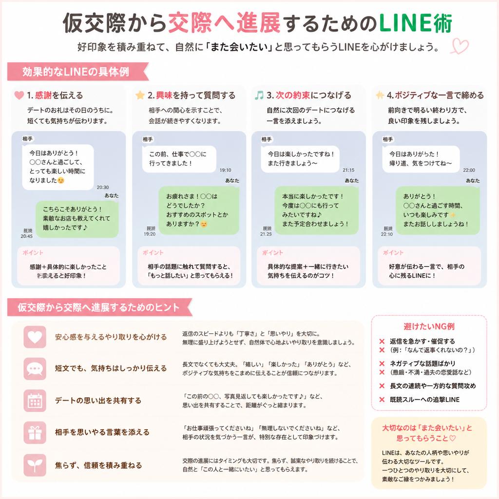具体的なLINEの例 〜成功する内容〜